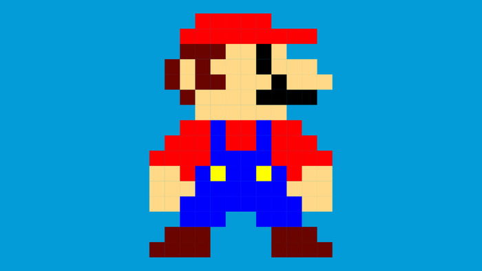 Super Mario - Single Div Pixel Art